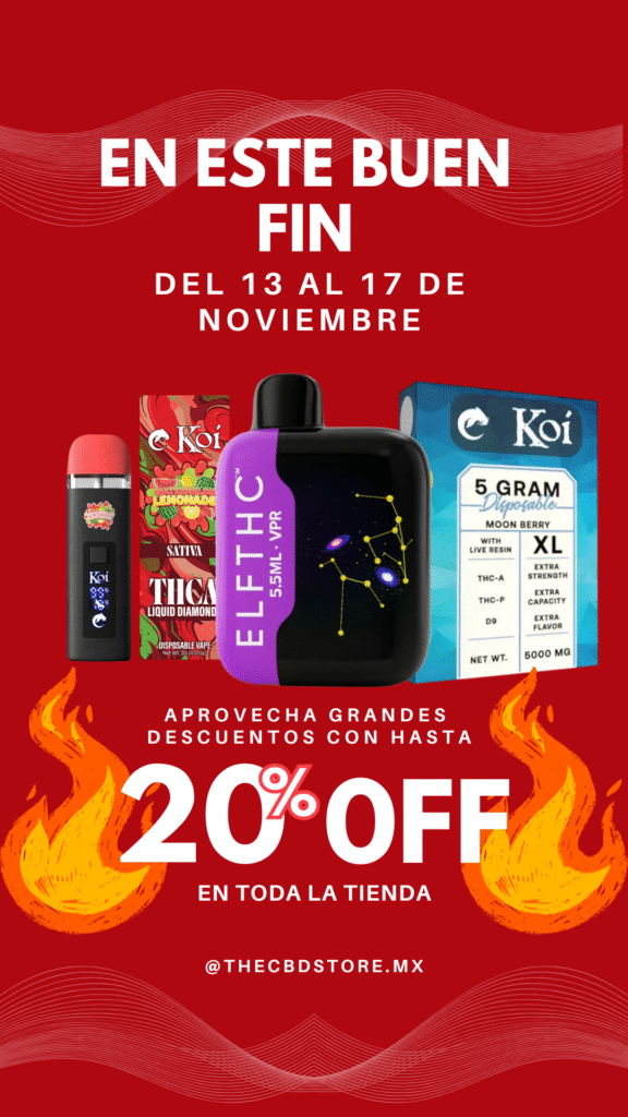 The cbd store mx Buen fin 2025