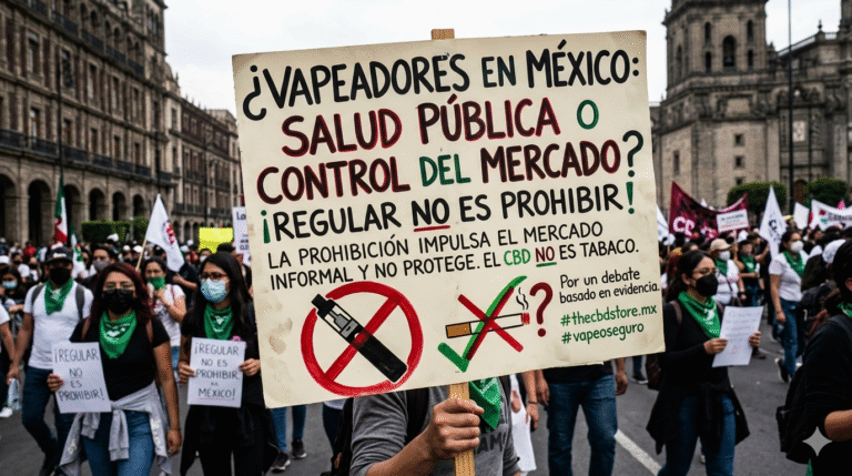 PROHIBICIÓN DE VAPEADORES THE CBD STOREMX